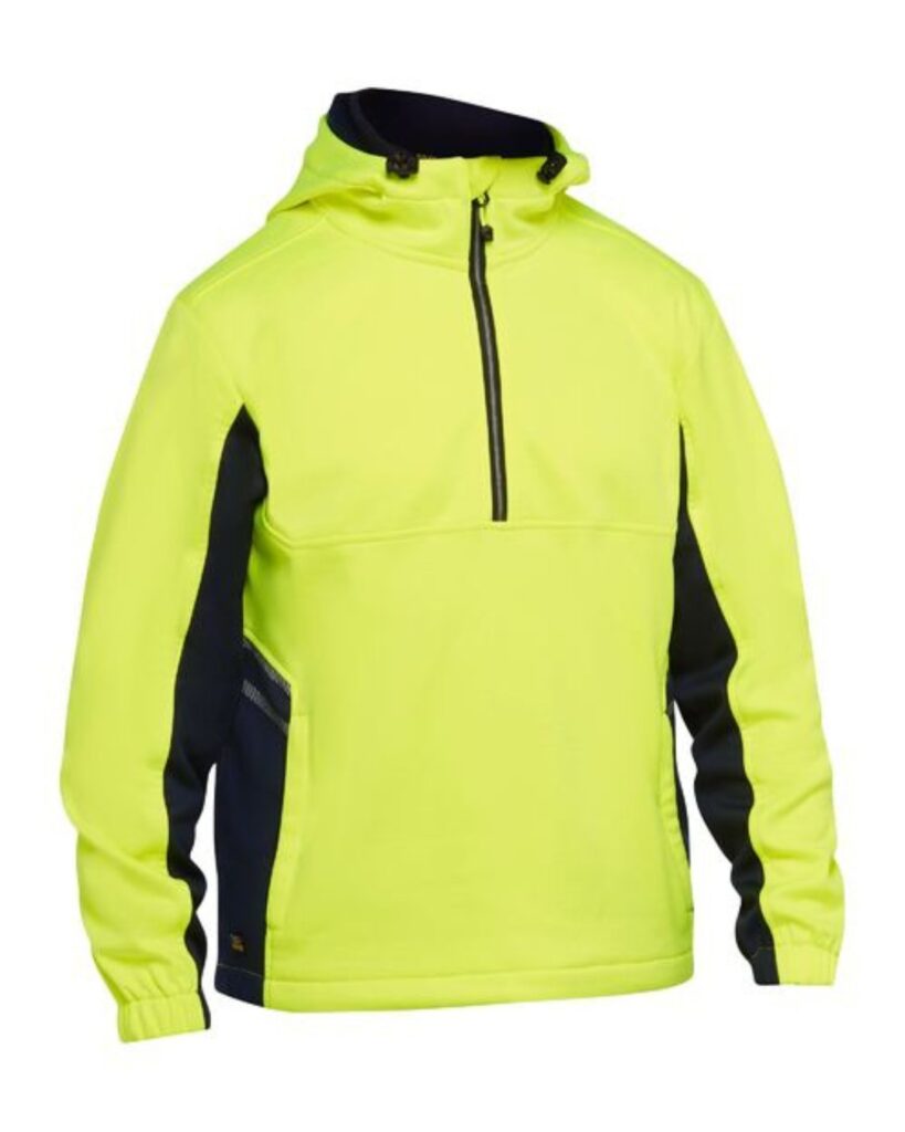 Hi Vis Liquid Repellent Fleece Hoodie