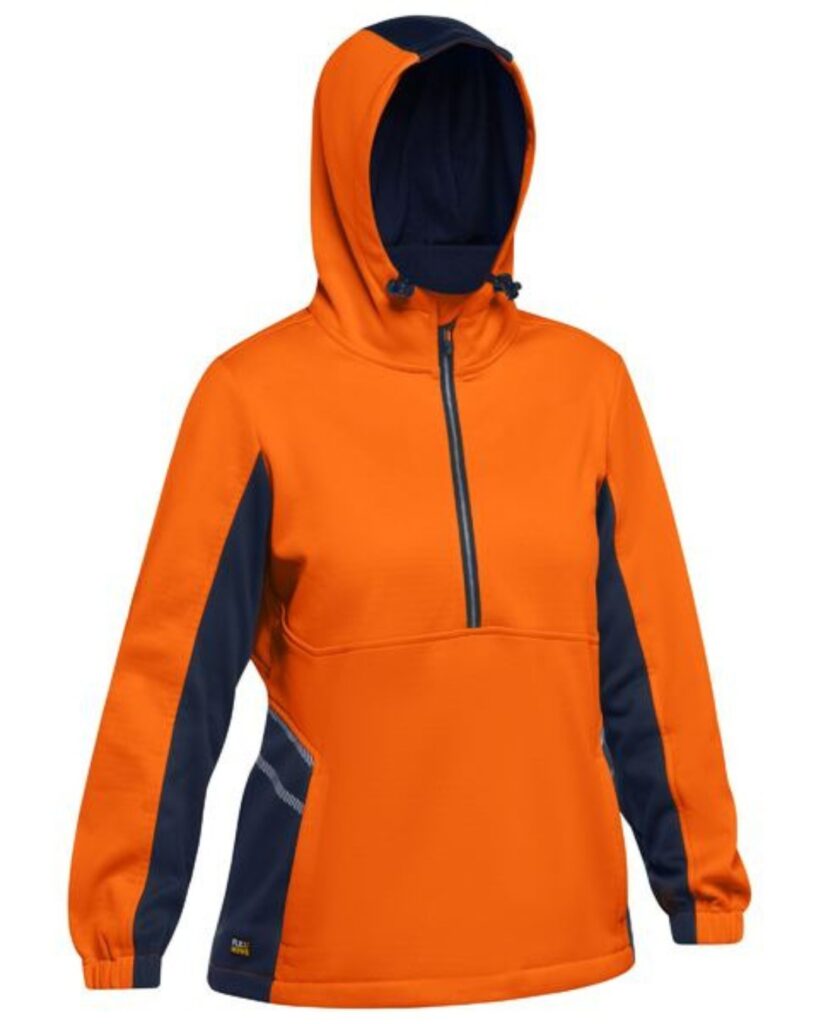 Women's Hi Vis Liquid Repellent Fleece Hoodie
