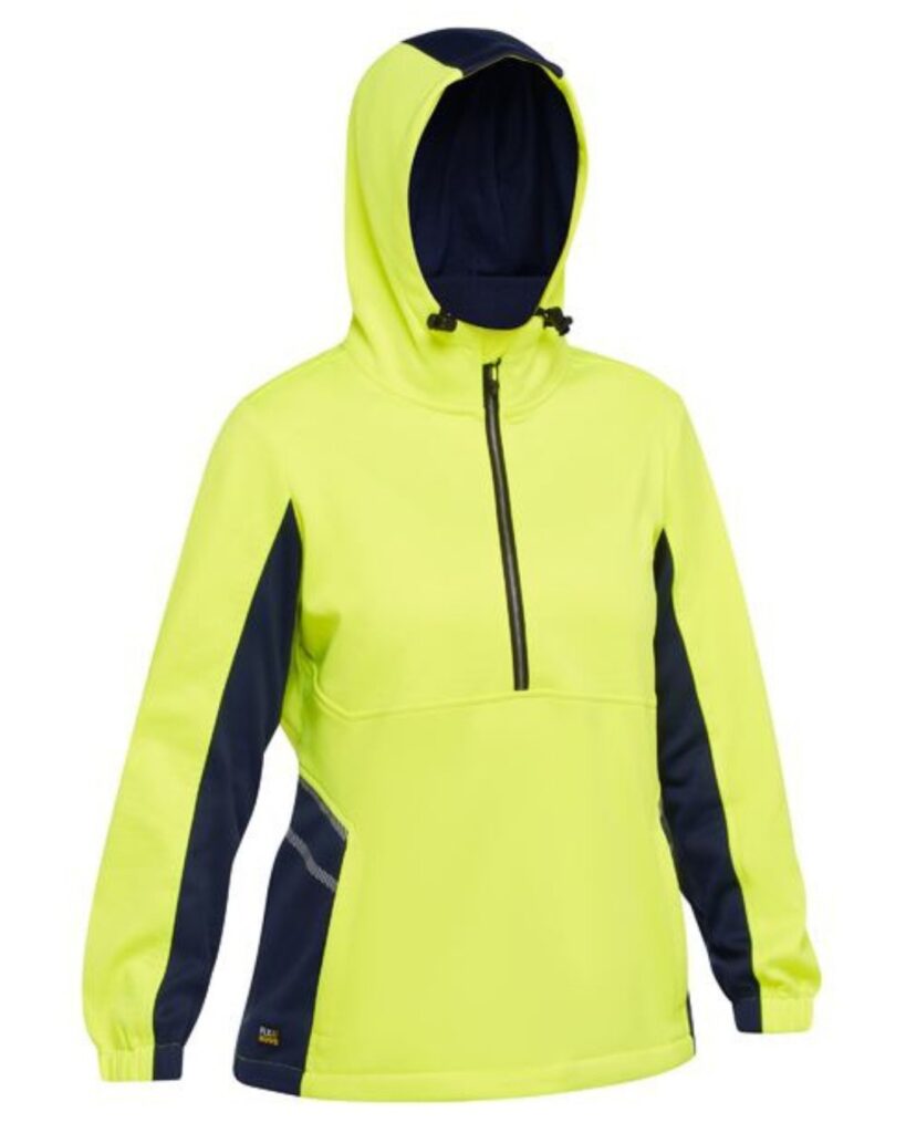 Women's Hi Vis Liquid Repellent Fleece Hoodie