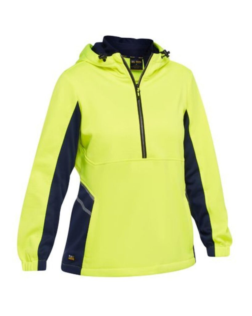 Women's Hi Vis Liquid Repellent Fleece Hoodie
