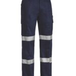 Bisley taped cargo pant navy front