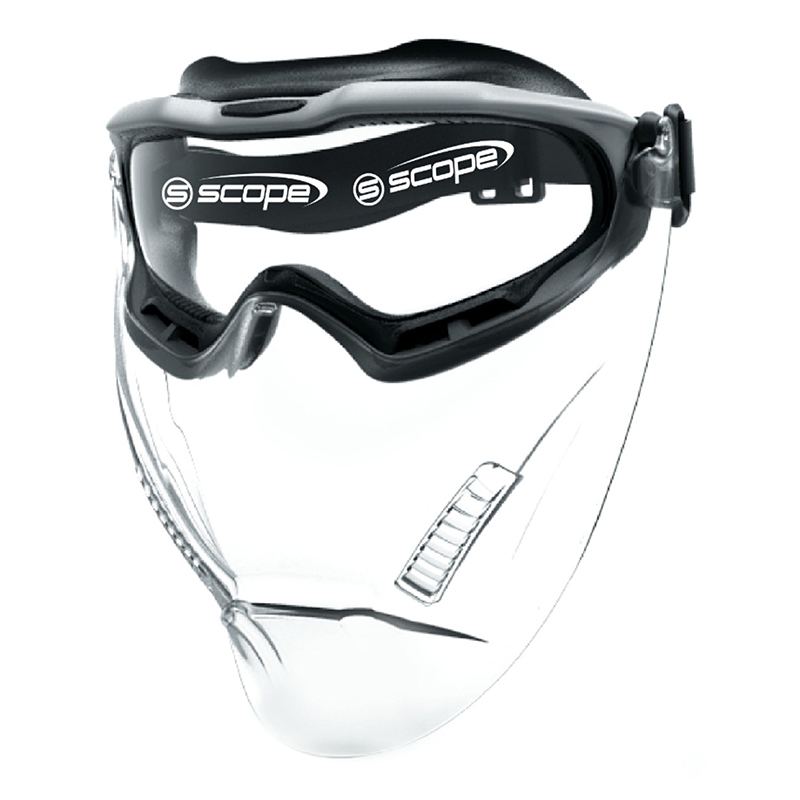 Spartan AF/AS Safety Goggle w/ Chin Guard