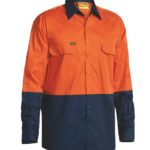 Bisley Hi Vis Cool Lightweight Drill Shirt - BS6895