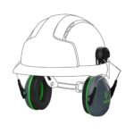 Bisley - JSP Sonis1 Cap Attach Earmuffs Class 5 - 28dB