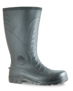Bata Handyman II All Black Non-Safety Toe PVC Gumboot - 892-62013