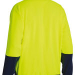 Bisley Hi Vis Polar fleece Zip Pullover - BK6889