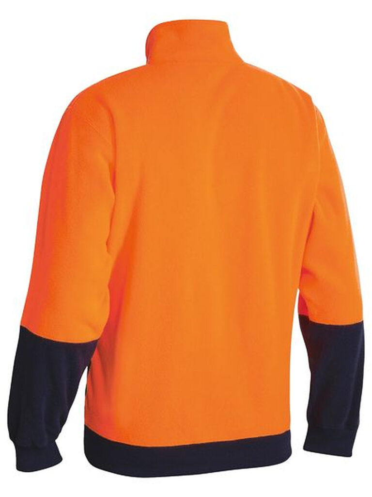 Bisley Hi Vis Polar fleece Zip Pullover - BK6889