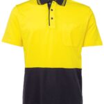 JB's Hi Vis S/S 100% Cotton Polo - 6CPHV