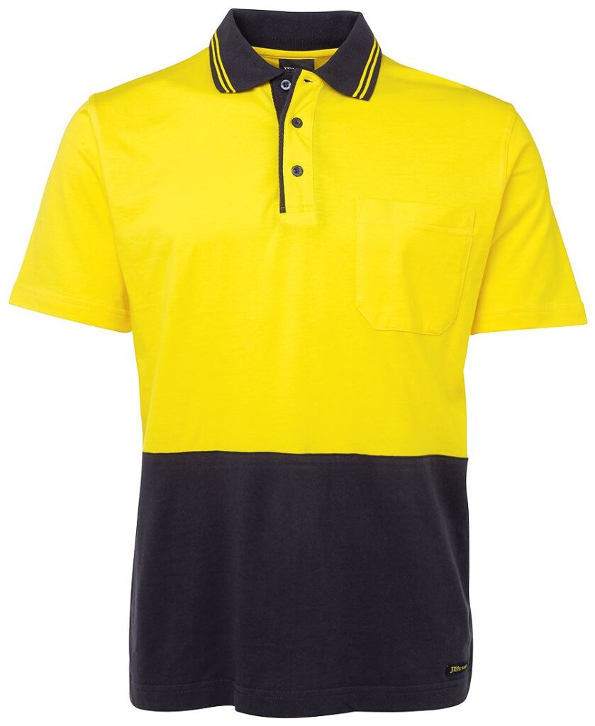 JB's Hi Vis S/S 100% Cotton Polo - 6CPHV