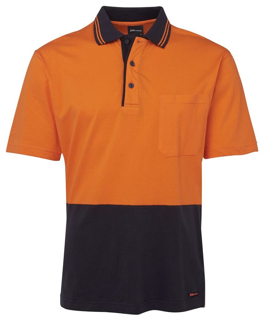 JB's Hi Vis S/S 100% Cotton Polo - 6CPHV