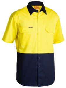 Bisley Hi Vis Cool Lightweight Drill Shirt - BS1895