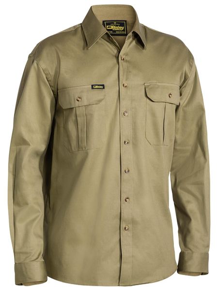 Bilsey Original Cotton Drill Shirt - Long Sleeve - BS6433