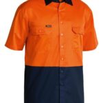 Bisley Hi Vis Cool Lightweight Drill Shirt - BS1895