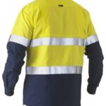 Bisley Recycle Taped Two Tone Hi Vis Drill Shirt - BS6996T