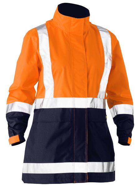 Bisley Women's H Taped Two Tone Hi Vis Rain Jacket - BJL6966T