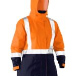 Bisley Women's H Taped Two Tone Hi Vis Rain Jacket - BJL6966T
