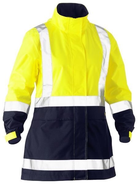 Bisley Women's H Taped Two Tone Hi Vis Rain Jacket - BJL6966T