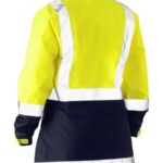 Bisley Women's H Taped Two Tone Hi Vis Rain Jacket - BJL6966T