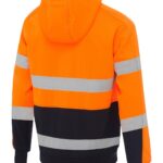Bisley - BK6988T Taped Hi Vis Zip Fleece Hoodie with Sherpa Lining