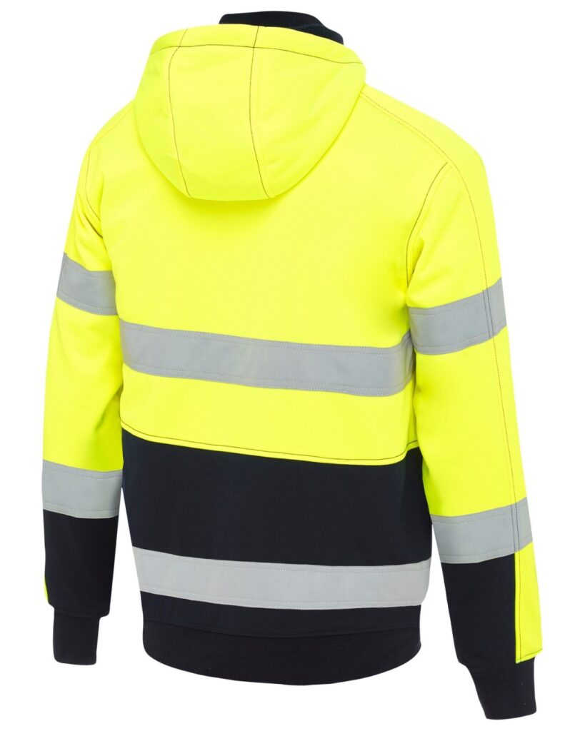 Bisley - BK6988T Taped Hi Vis Zip Fleece Hoodie with Sherpa Lining