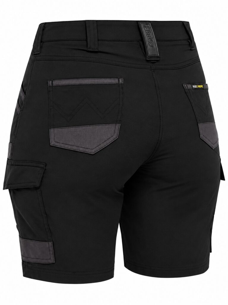 Bisley Women's Flx & Move™ 4-Way Stretch Zip Cargo Short - BSHL1332